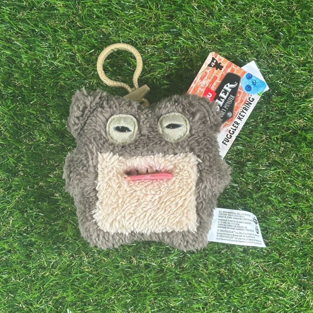 NEW 2025 Zuru Fuggler Keyring Scarescome Square Bear  Funny Ugly Monster